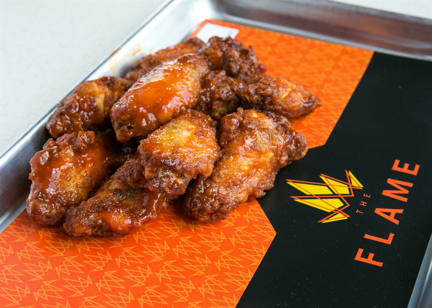 Saucy BBQ wings
