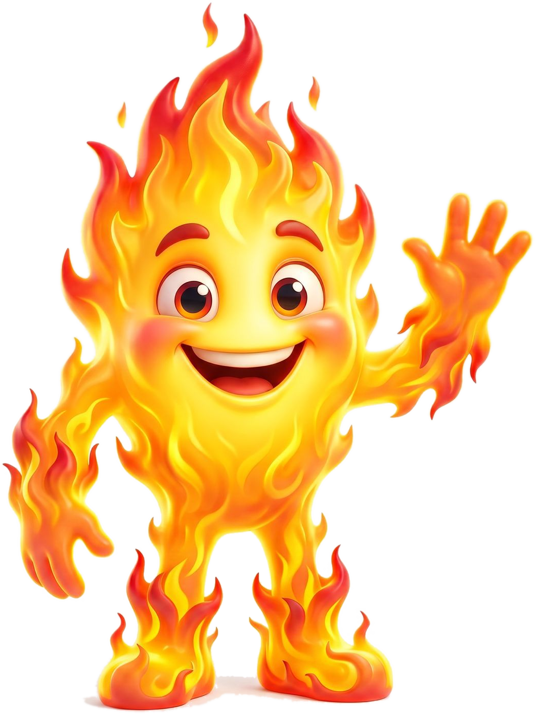 Blaze, The Flame mascot